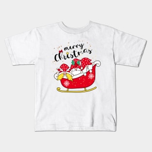 Gnomes Merry Christmas Kids T-Shirt